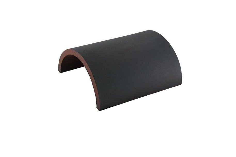 CLAY HALF ROUND RIDGE TILE