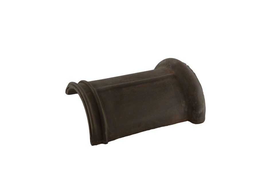 CLAY HALF ROUND RIDGE TILE